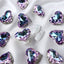 SONAIL PLUS Yamazaki Select BIG Heart One Point Jewel Stone Purple x Blue FY000575 1P