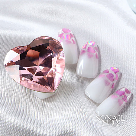 SONAIL PLUS Yamazaki Select BIG Heart One Point Jewel Stone Pink FY000576 1P