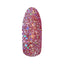 Lily Gel Color Gel KAI Bubble Glitter Collection #BG-02 Peach Bubble