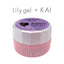 Lily Gel Color Gel KAI Bubble Glitter Collection #BG-04 Grape Bubble