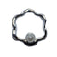 Nail Accessory Wire Flower Silver Pearl