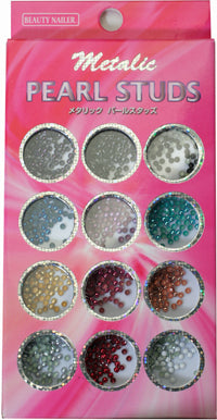 Beauty Nail Metallic Pearl Studs MPS-1