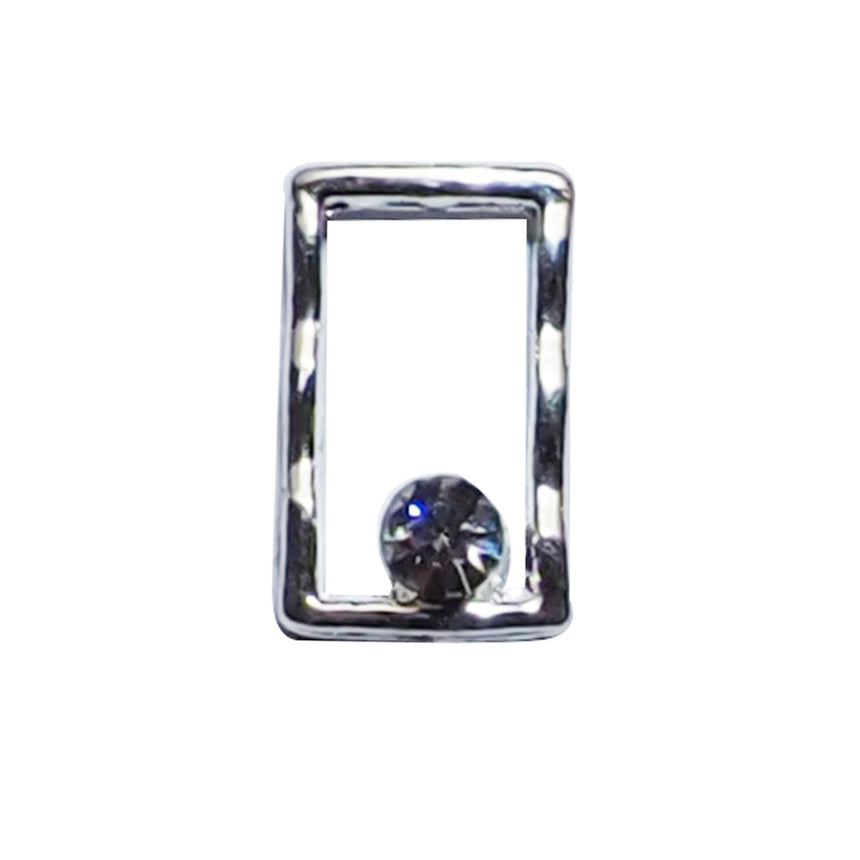 Nail Accessory Wire Square Silver Clear