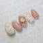 SHAREYDVA Leaf Pink Gold 1.5mm × 3mm 50p