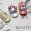 SHAREYDVA Nail Part Marble Ball Brown M