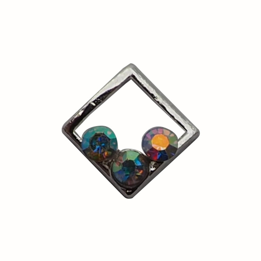 Nail Accessory Wire Square Silver Aurora