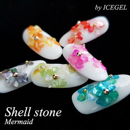 ICE GEL Shellstone Multi Color Set Mermaid