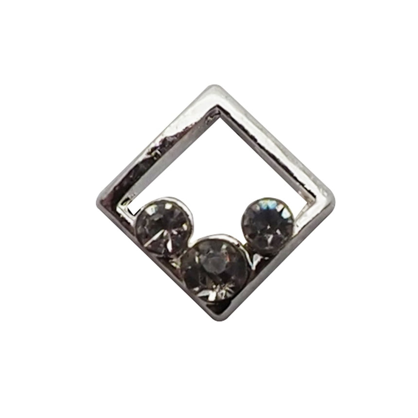 Nail Accessory Wire Square Silver Clear